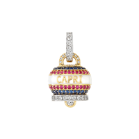 Charm Chantecler Femme Campanelle in Or jaune Diamante 40693